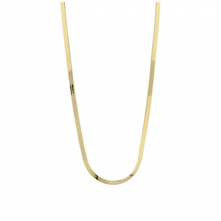 NEW PVD BONDED 18k GOLD Men's & Woman's 6½mm HERRINGBONE CHAIN Necklace -5  SIZES | eBay